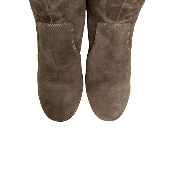 Sebago Dark Taupe Suede Sides w/Tan Leather ‘Nell’ Ankle Boots Sz 9.5 - Picture 4 of 13